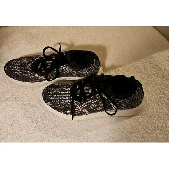 Aldo Women's Black Knit Walking Sneakers Size 7 - Picture 4 of 10